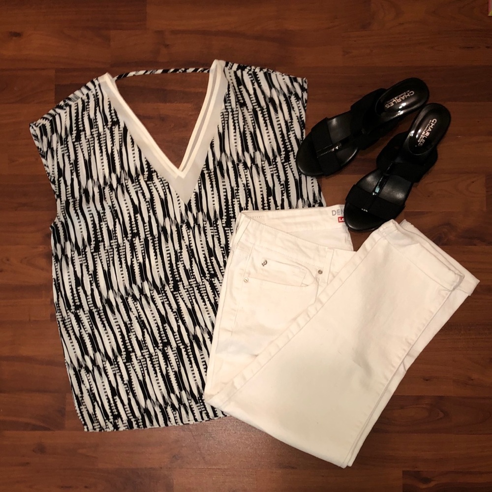 Express Medium Deep V Blouse